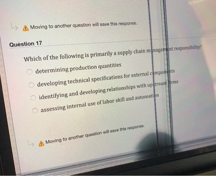 A Moving to another question will save this