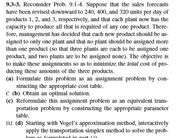 How to solve this problem 9.3-3. Reconsider Prob.