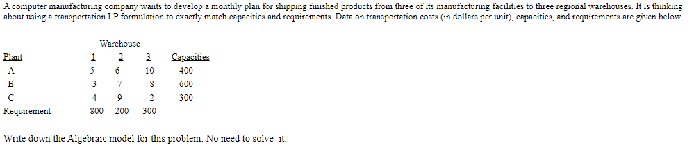 A computer manufacturing company wants to develop