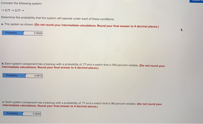 Consider the following system: +0.77 +0.77-