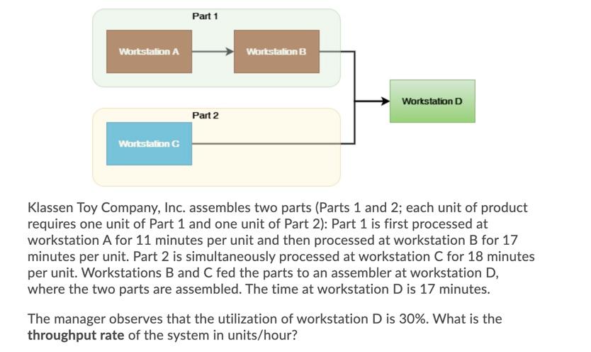 Part 1 Workstation A Workstation B Workstation D