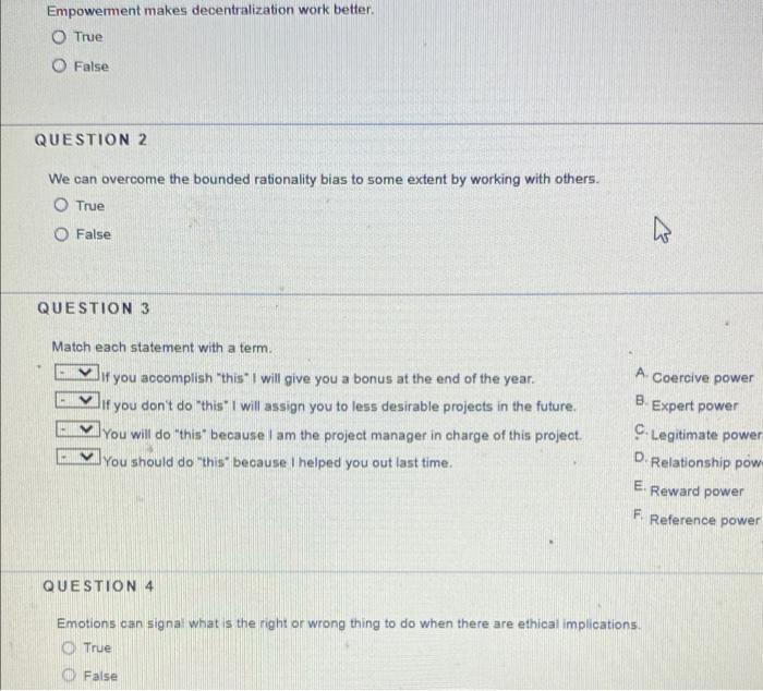 Empowerment makes decentralization work better.
