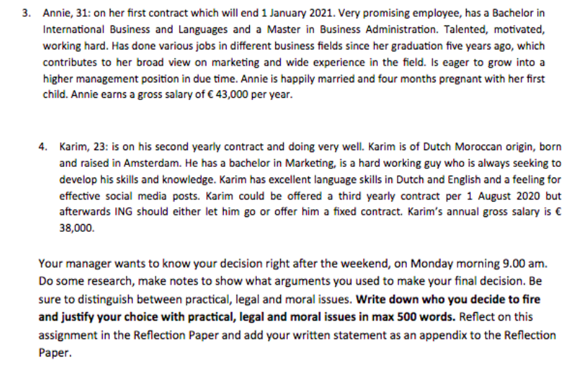 Self Study Case: Employee Redundancy, or Which