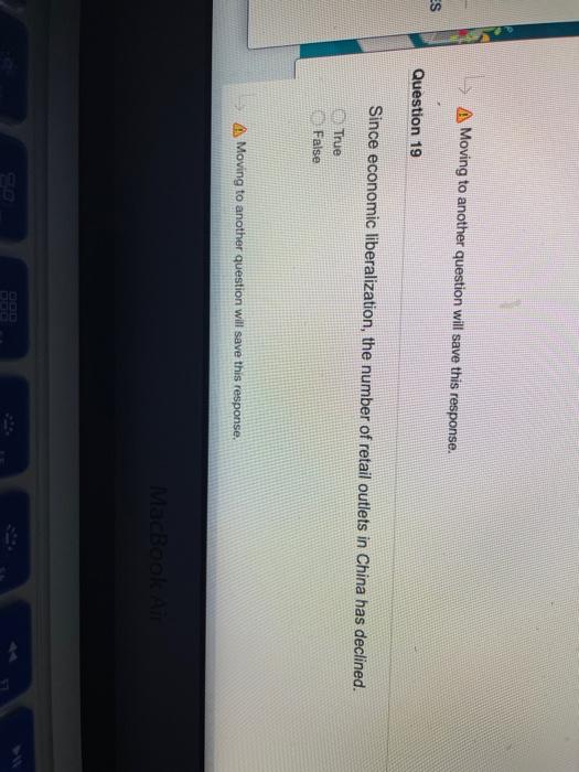 A Moving to another question will save this