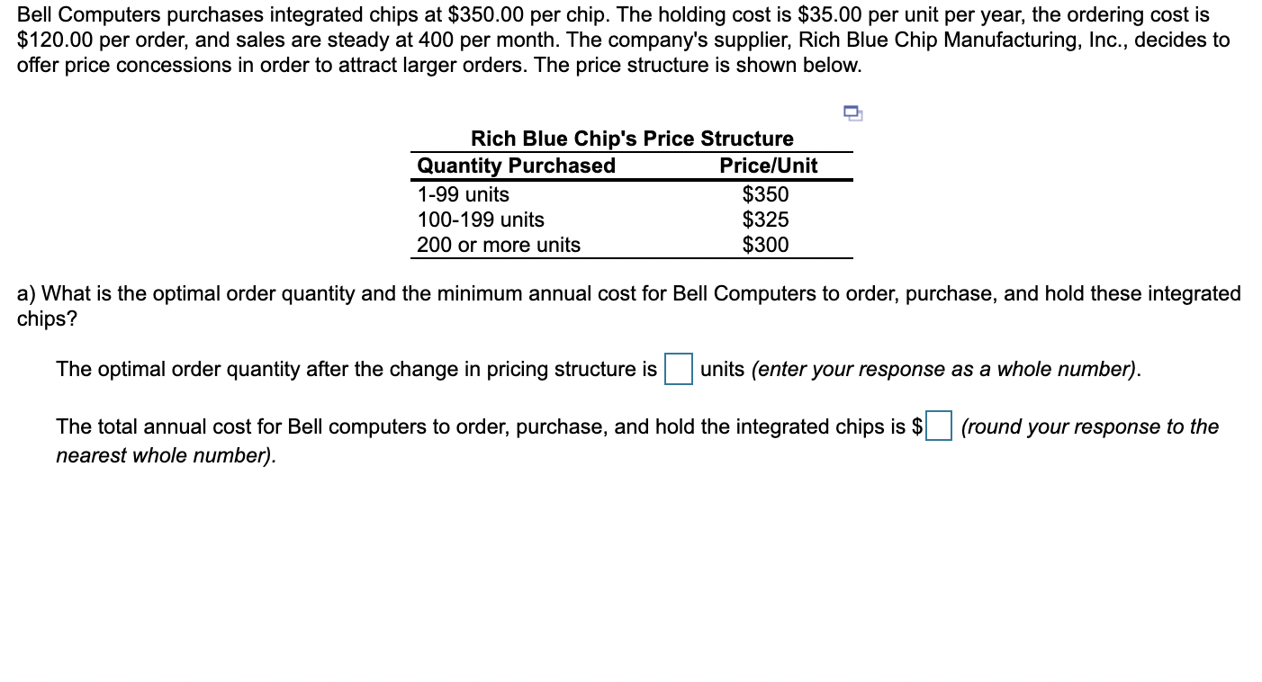 Bell Computers purchases integrated chips at