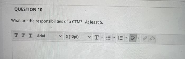 Its for clinical trial management course. please