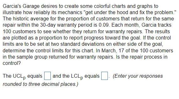 Garcia's Garage desires to create some colorful