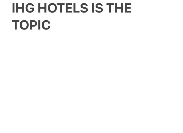 You will be researching the hotel company you