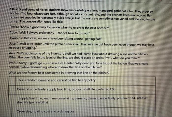 1.Prof D and some of his ex-students (now