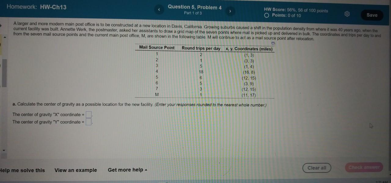 from the seven mail source points and the current