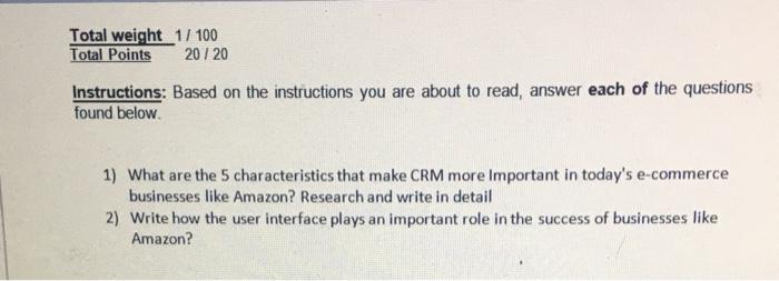 Total weight_1/100 Total Points 20720