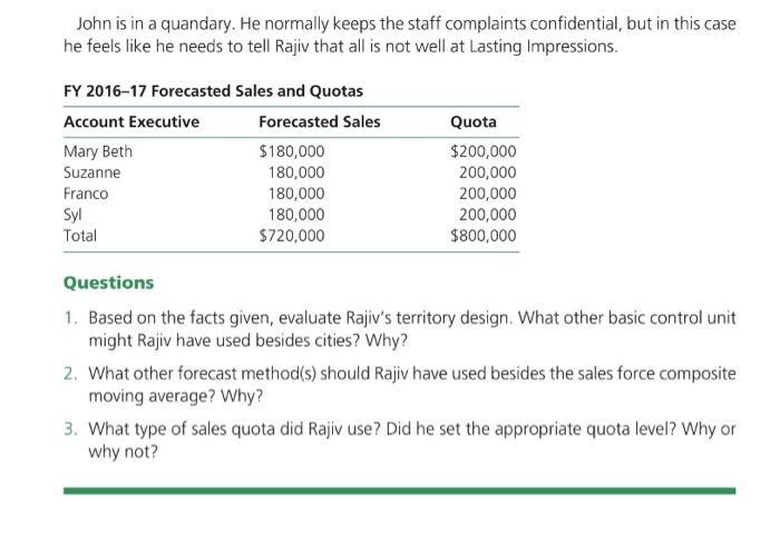 please answer question 1-3 in paragraph form.