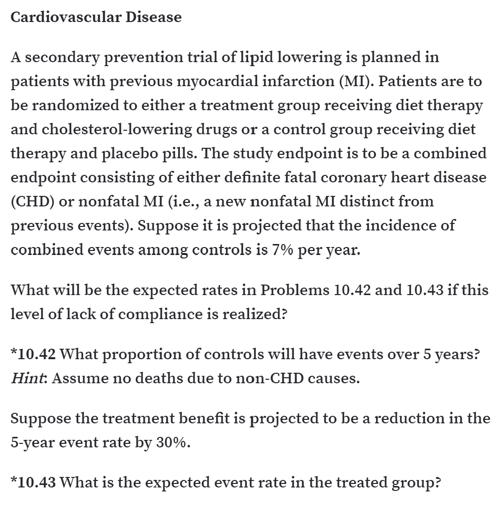 The study endpoint is to be a combined endpoint