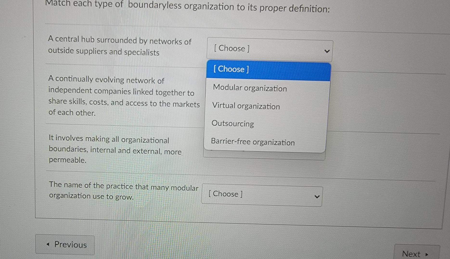 please note, this is a four part question Match