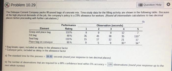 Element 3 Problem 10.29 Question Help The Durque