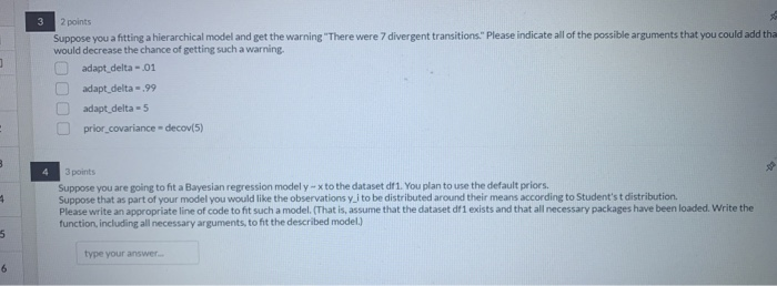 Please answer asap 3 2 points Suppose you a