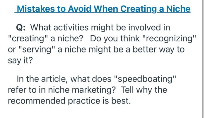 200 word reply please Mistakes to Avoid When