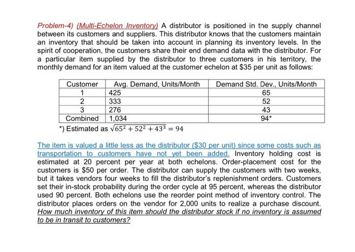 please develop your answers using EXCEL