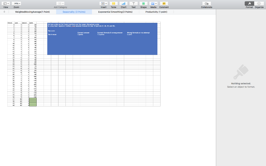 74%, T Text View Zoom Add Category Insert Table