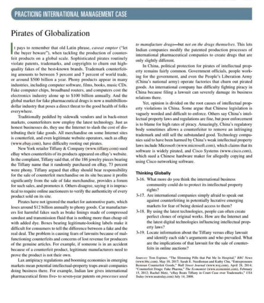 3-19. Locate infomation about the Tiffany versus