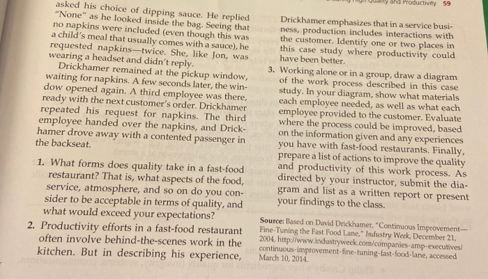 alty and Productivity 59 asked his choice of