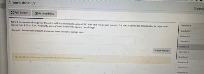 III 10 Attempts done: 0/2 Full Screen