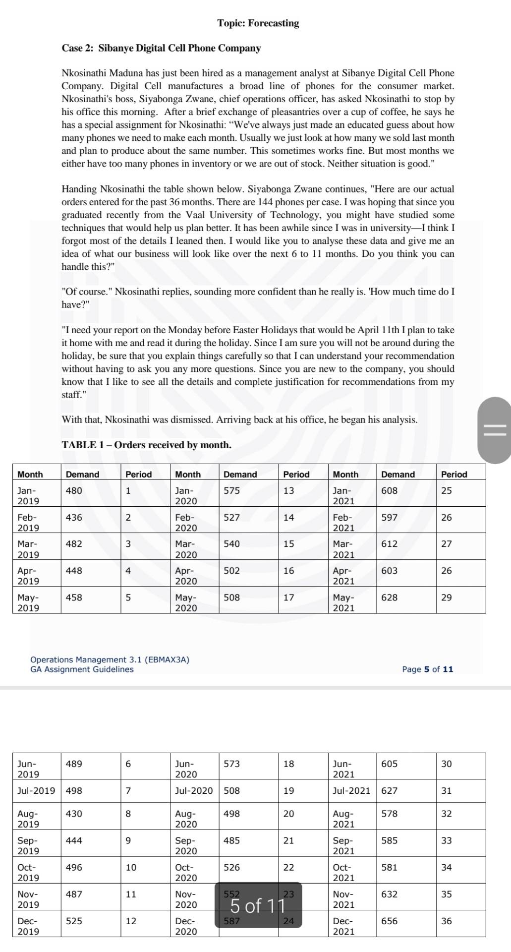 plot and analysis the data given in table 1
