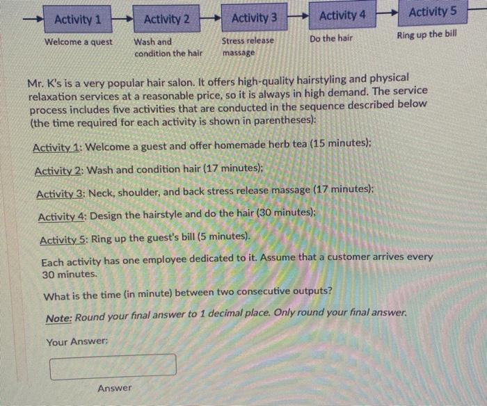 Activity 1 Activity 2 Activity 3 Activity 4