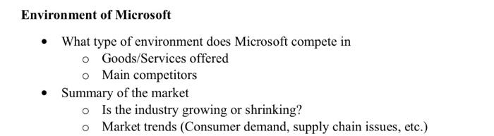 Answer the following about Microsoft. Please use