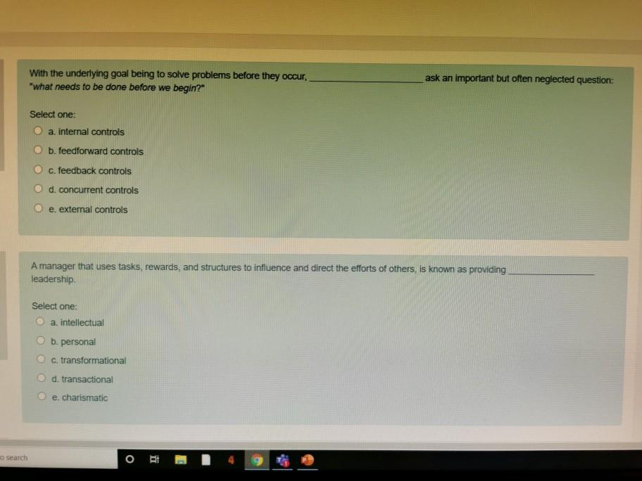 With the underlying goal being to solve problems