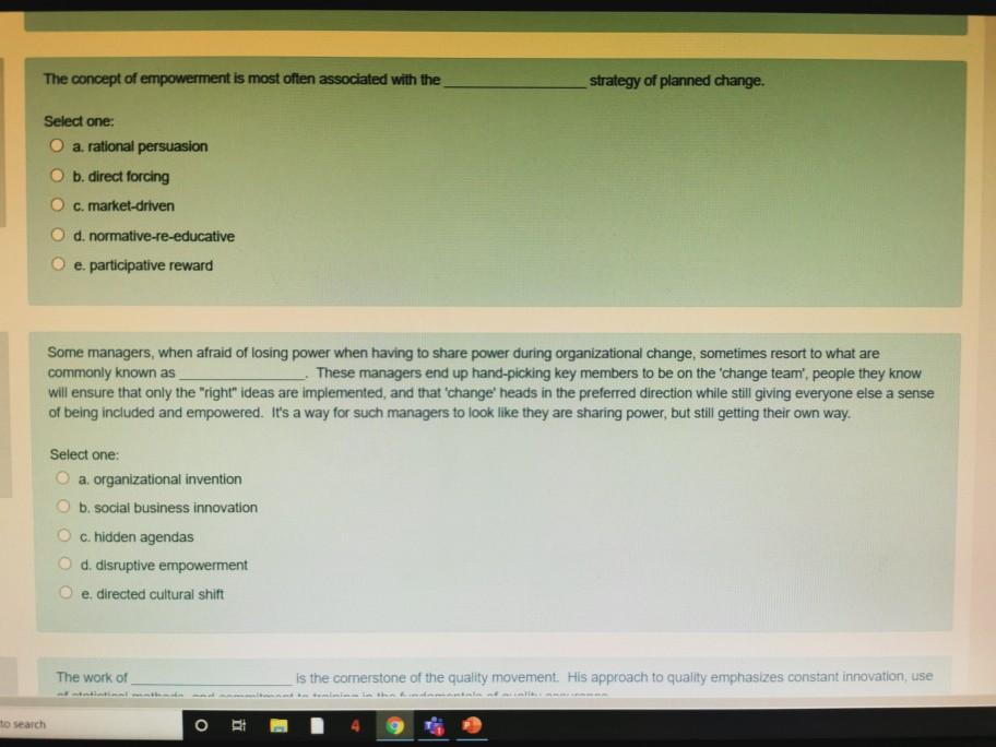 With the underlying goal being to solve problems