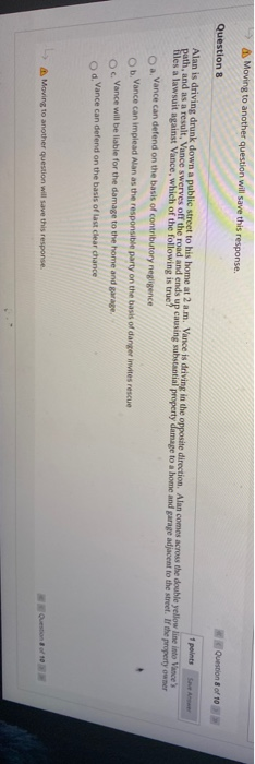 Business law practice questions Moving to another