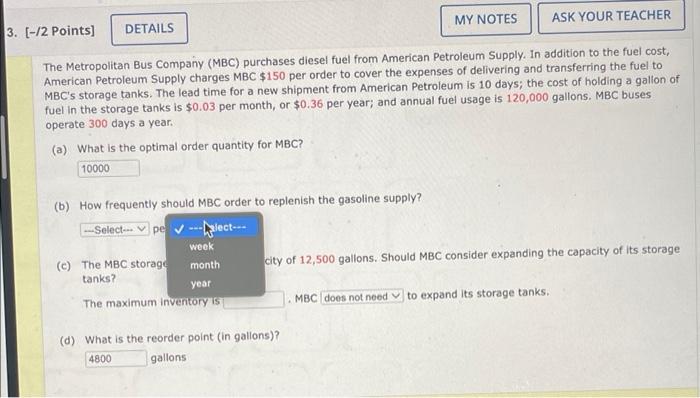 this one whole question [-/2 Points] DETAILS MY