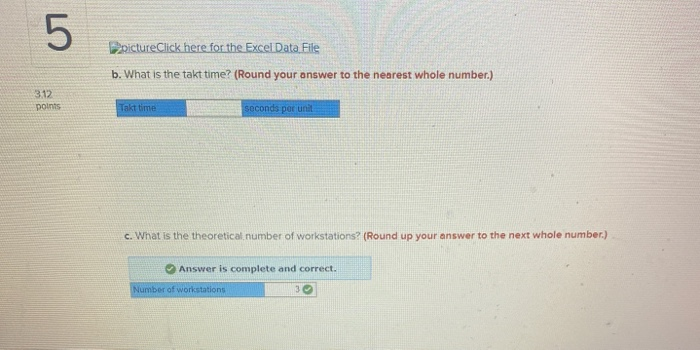 5 Problem 5-5 (Algo) 3.12 points Wild Widget must