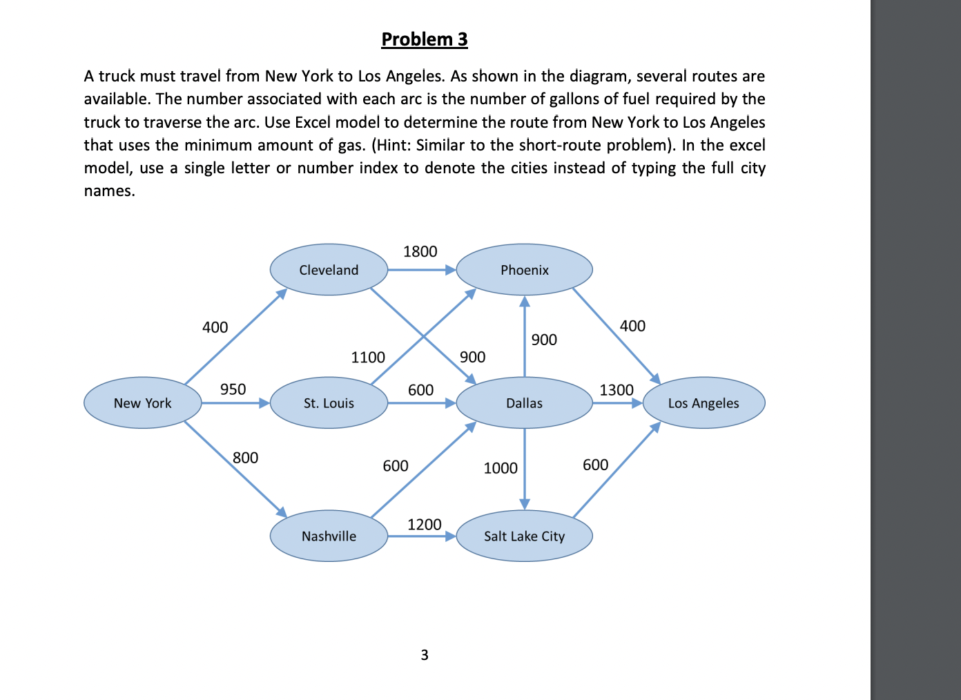 Please Help! Use the Solver please A truck must