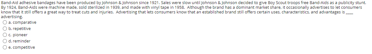 Band-Aid adhesive bandages have been produced by