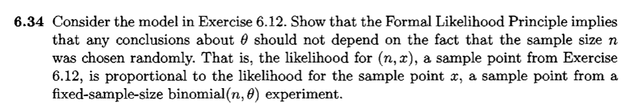 6.34 Consider the model in Exercise 6.12. Show