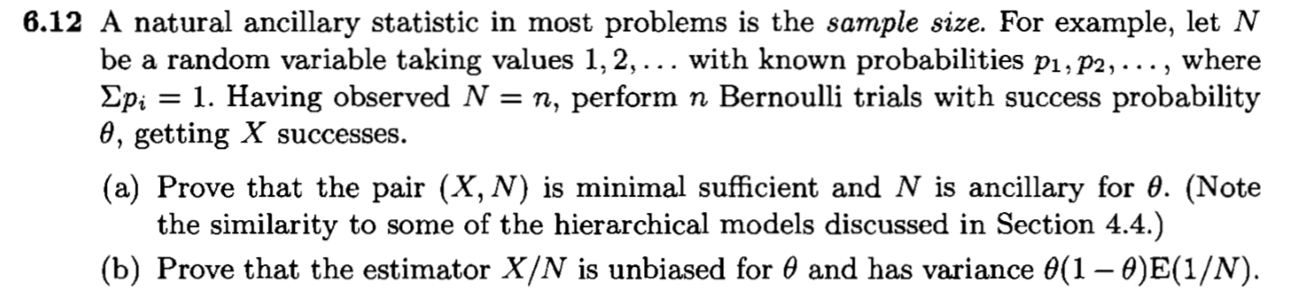 6.34 Consider the model in Exercise 6.12. Show