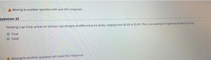 I need answers without explaining Question 31 The