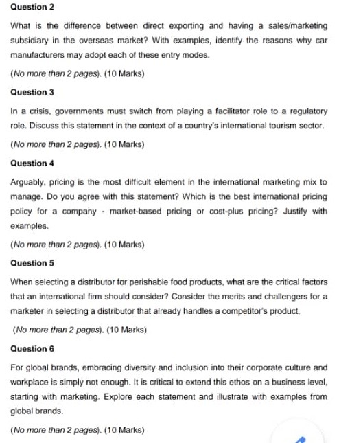 Question 2 What is the difference between direct