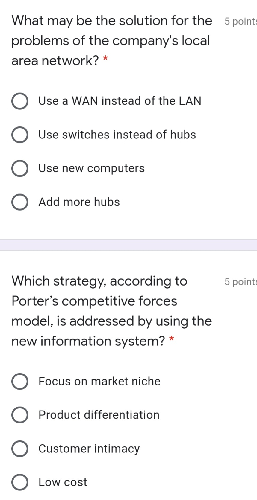 5 point Which system can best help SEAMS in