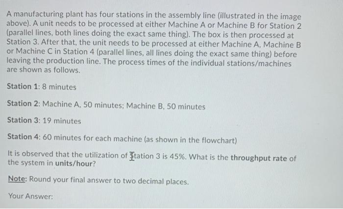 Station 2 Machine A Station 4 Machine A 60