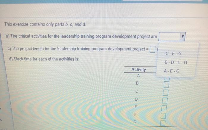 Roger Ginde is developing a program in supply