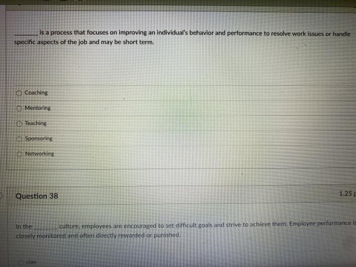 is a process that focuses on improving an