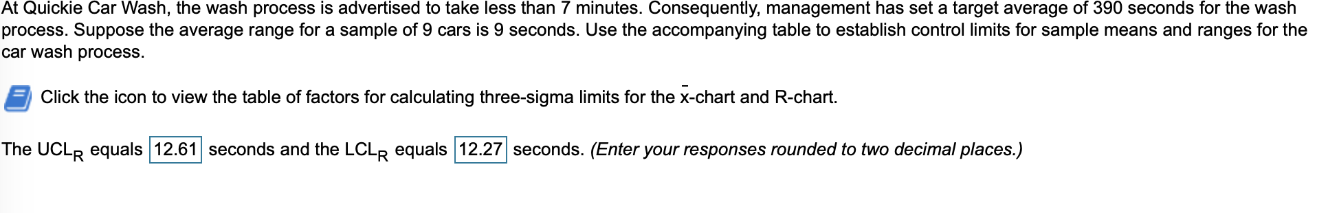 At Quickie Car Wash, the wash process is