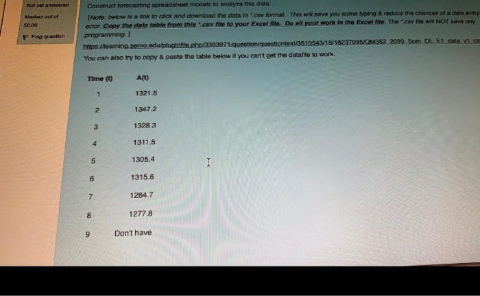 can u show how we answer this in excal Not yet