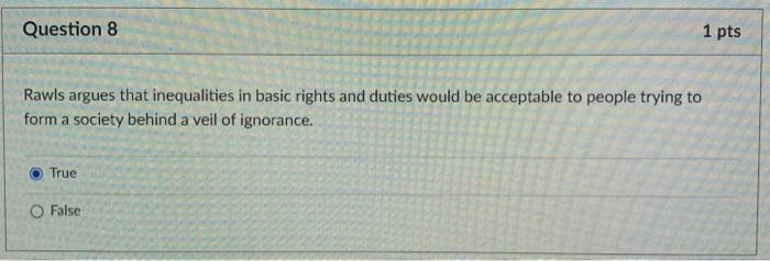 Rawls argues that inequalities in basic rights
