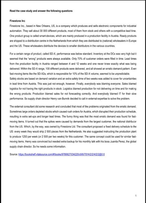 QUESTION ONE Discuss the conflicts in supply