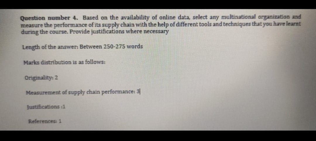 Question number 4. Based on the availability of