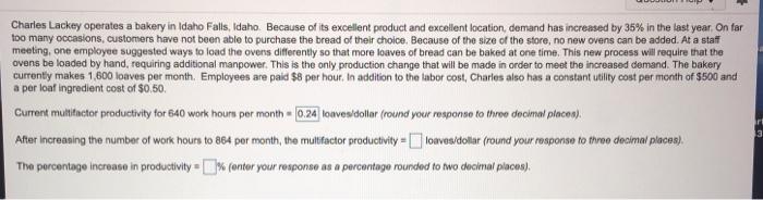 thank you. + like parts 2 and 3 Charles Lackey